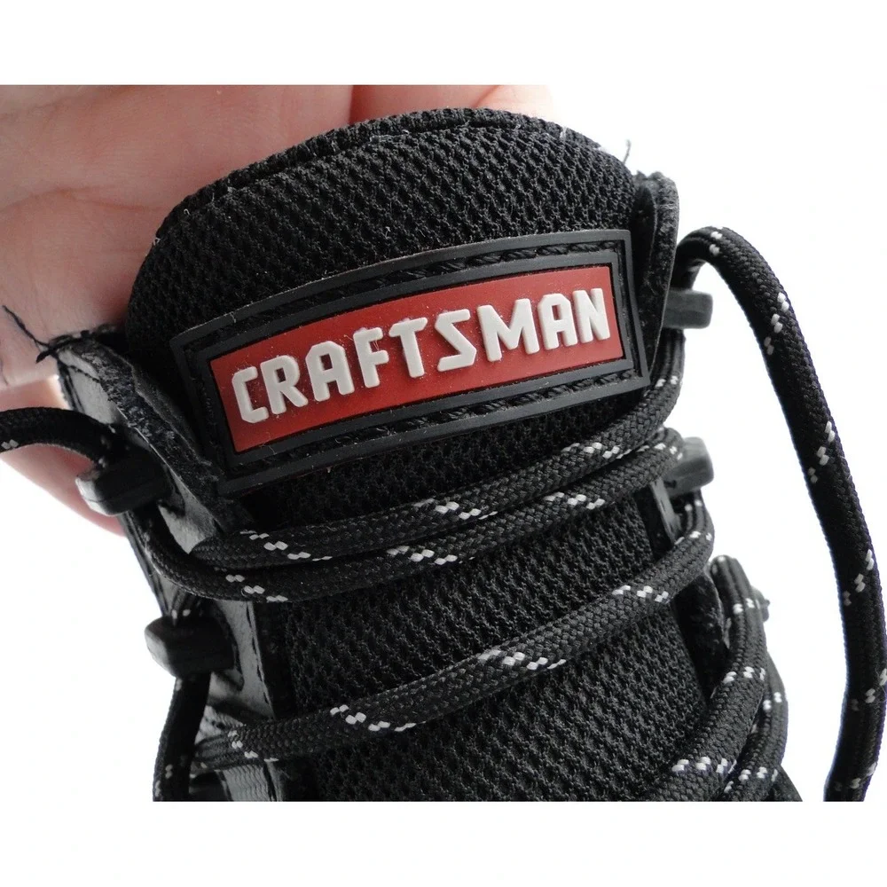 Craftsman 20311 Waterproof Steel Toe‎ Burnley Black Work Boots - Men's 7.5M